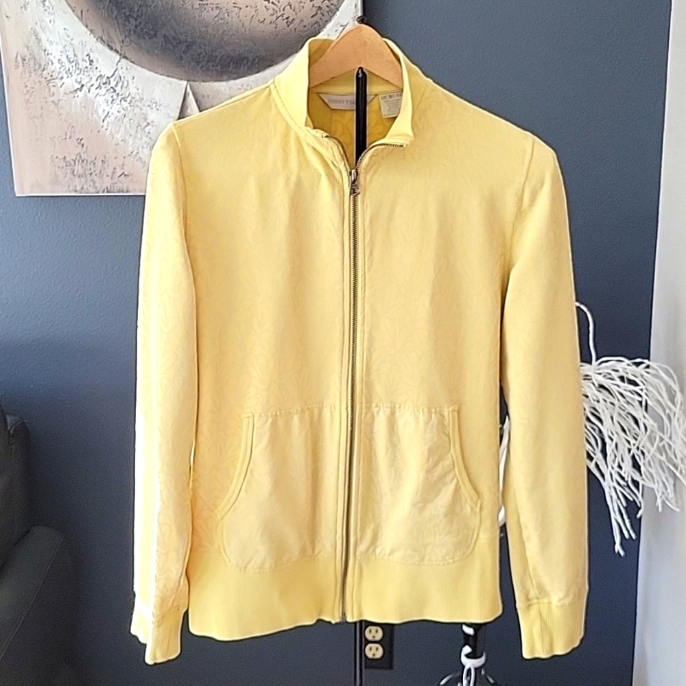 Horney Toad jacket.  Yellow with contrast undertone design